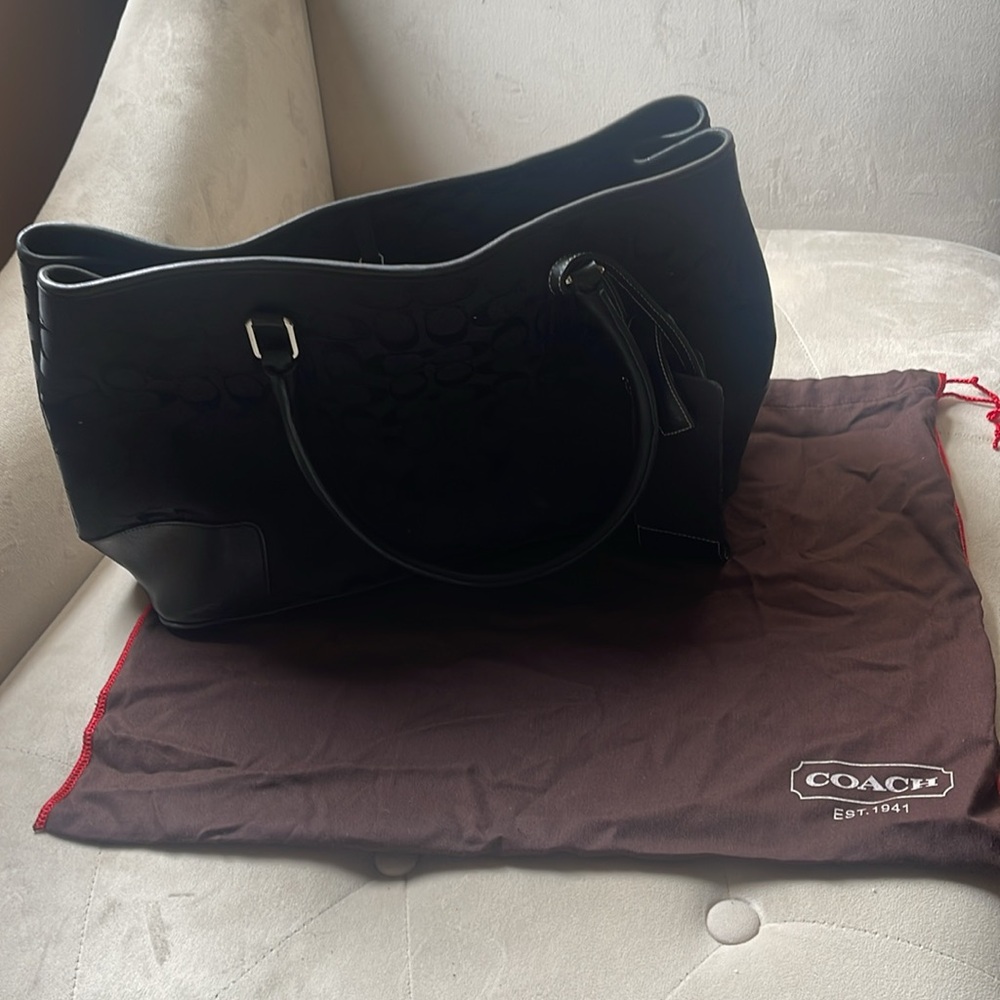 COACH iconic vintage logo Y2K tote bag - Picture 8 of 9
